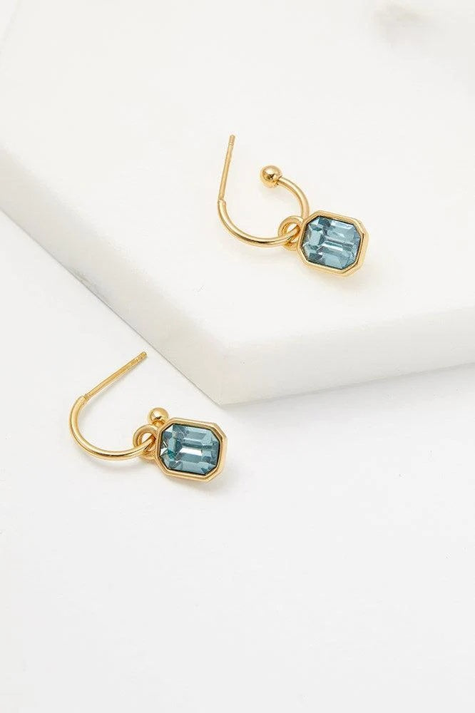 Zafino Leighton Earring [COLOUR:GOLD/SEA GREEN]