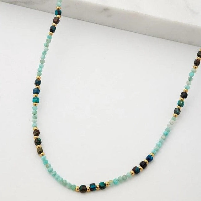 Zafino Hazel Necklace [COLOUR:Sea blue]