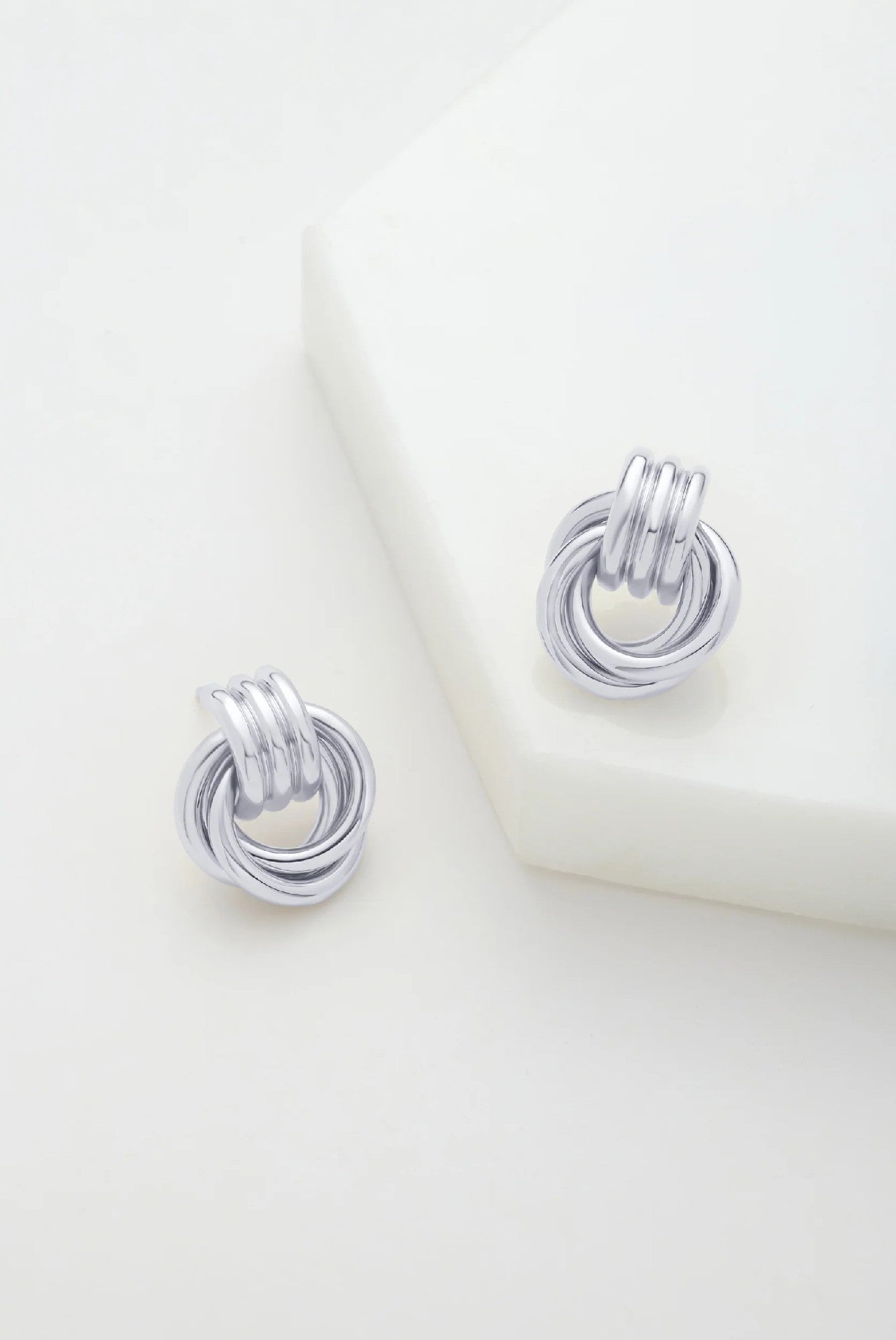 Zafino Poppy Earrings - Silver [COLOUR:Water resistant]