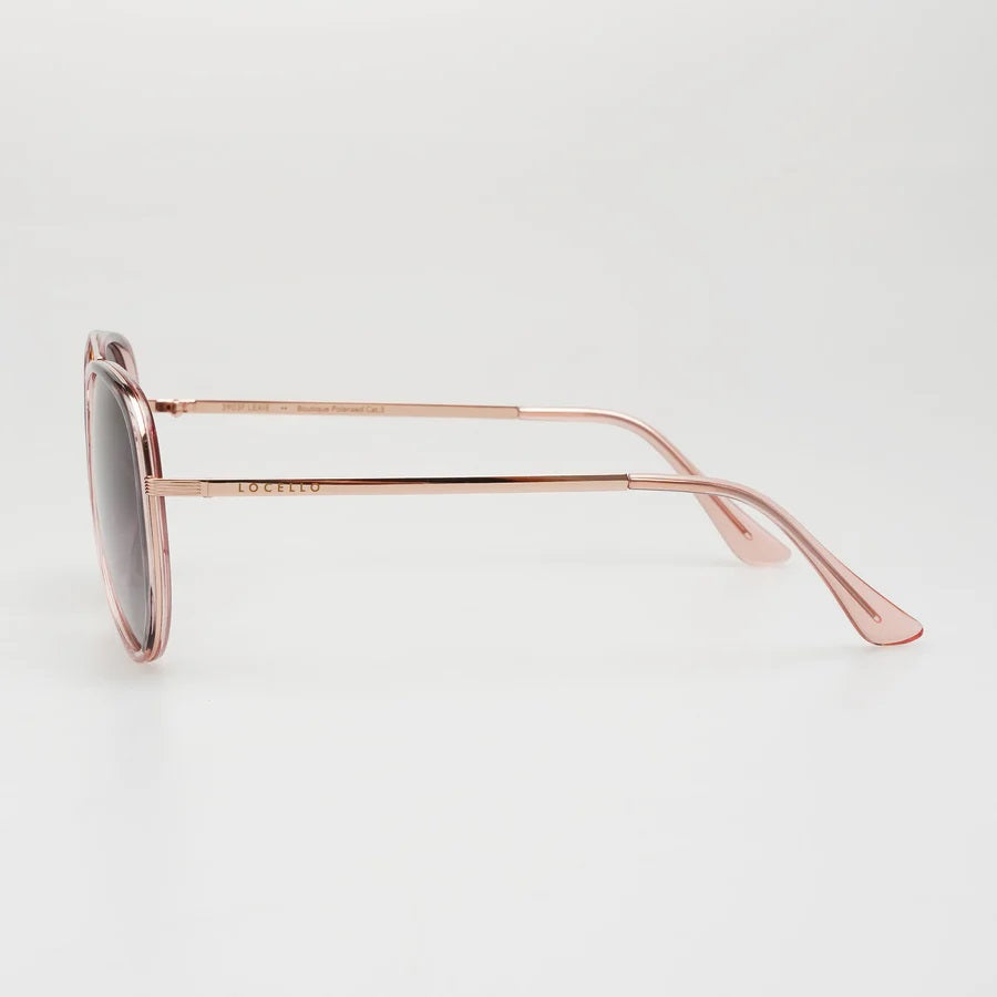 Locello Lexie Sunglasses [COLOUR:Pink Tort Smoke]