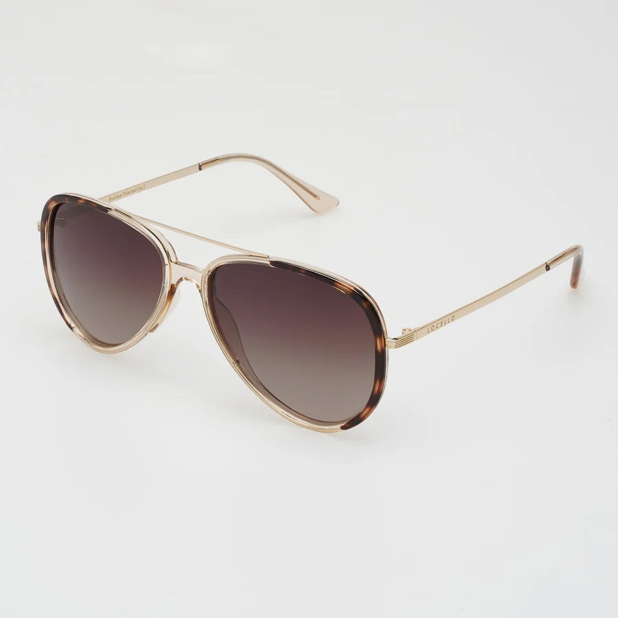 Locello Lexie Sunglasses [COLOUR:Tort Gold Brown]