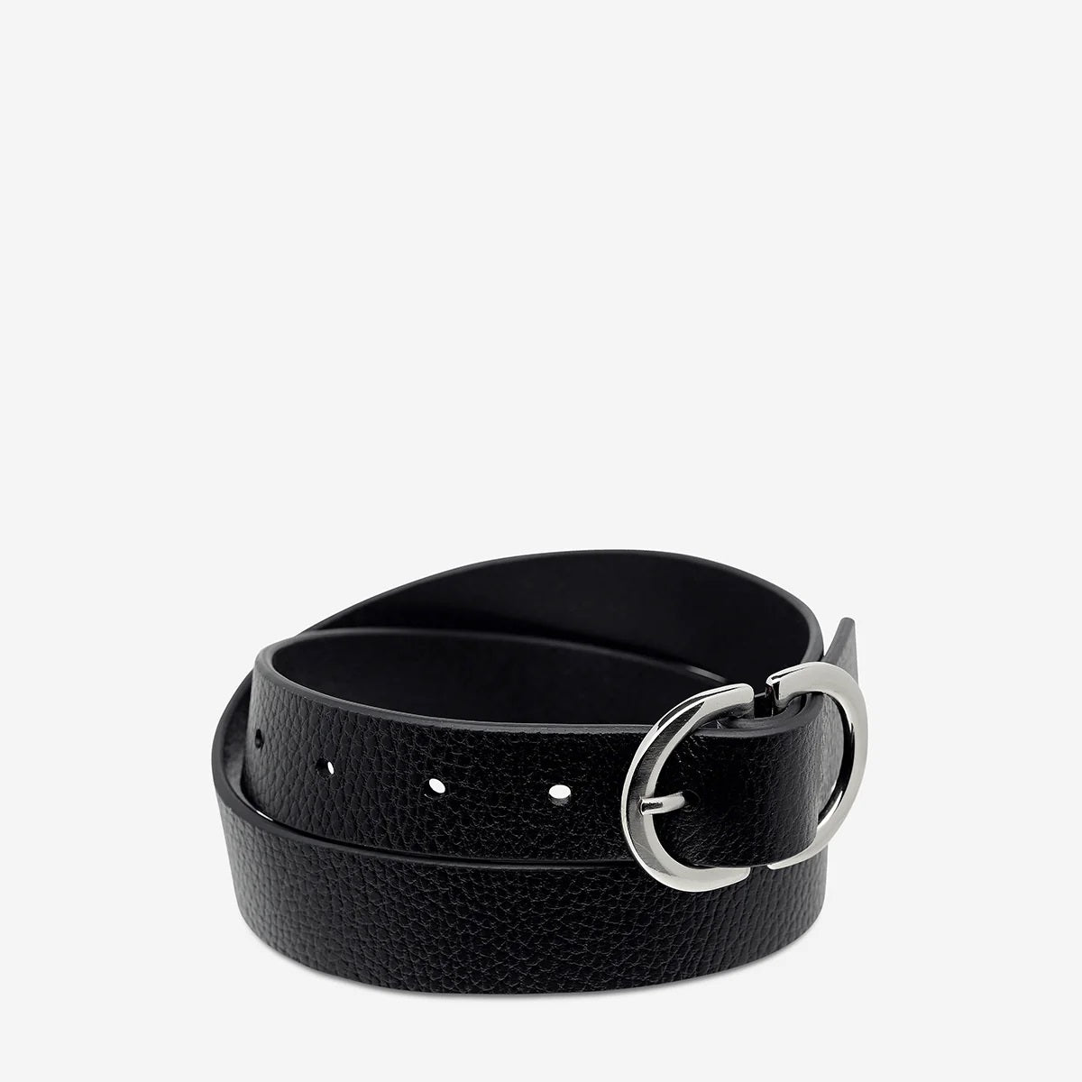 Status Anxiety In Reverse Belt  - M/L [SIZE:M/l COLOUR:Black/silver]