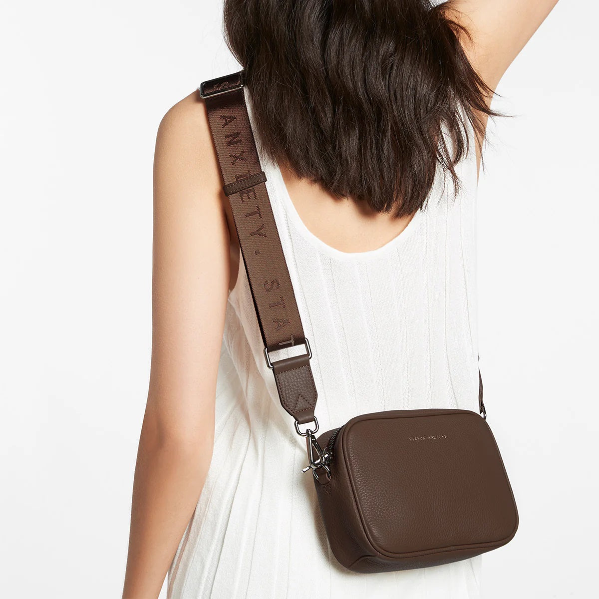 Status Anxiety Plunder with Webbed Strap [COLOUR:Cocoa]