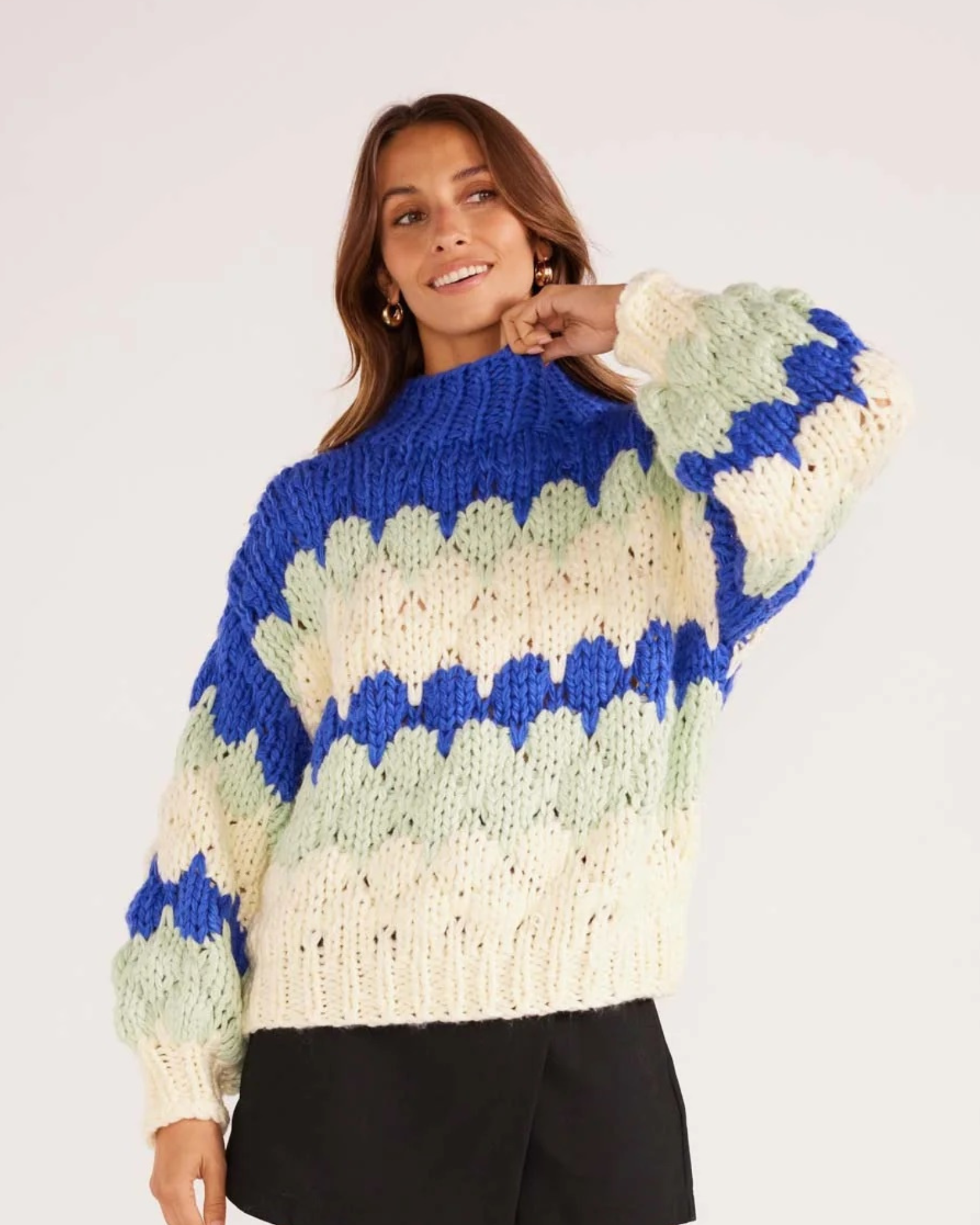 MinkPink Margot Bobble Knit Jumper