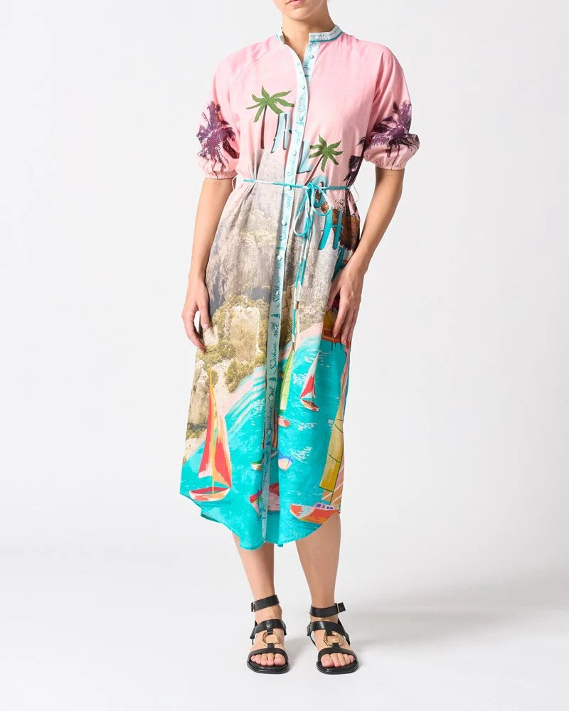 Walnut Berlin Dress [COLOUR:aloha multi SIZE:10]