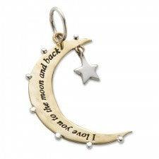 Palas Moon & Back With A Star Charm - Little Extras Lifestyle Boutique
