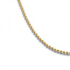 Palas Ball Chain Yellow Gold Plate 50cm - Little Extras Lifestyle Boutique