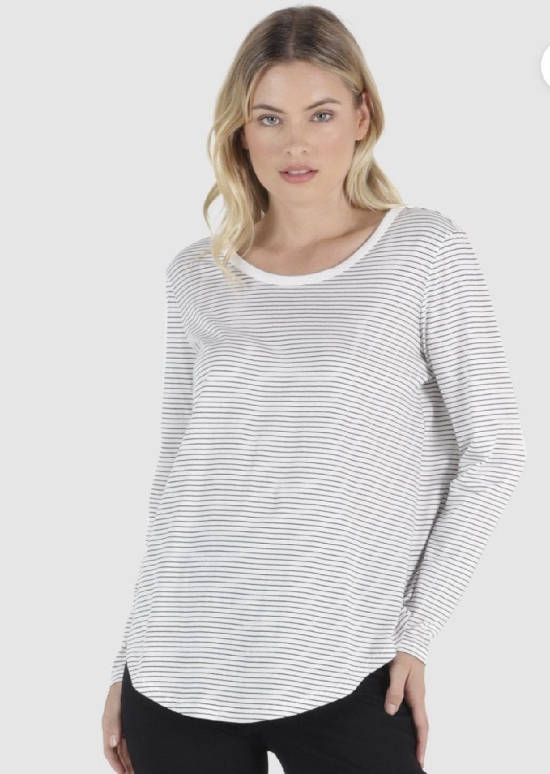 Betty Basics Megan Long Sleeve Top - Little Extras Lifestyle Boutique