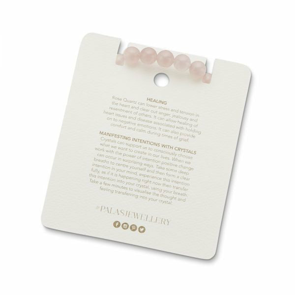 Palas Energy Gem Bracelet - Rose Quartz - Little Extras Lifestyle Boutique
